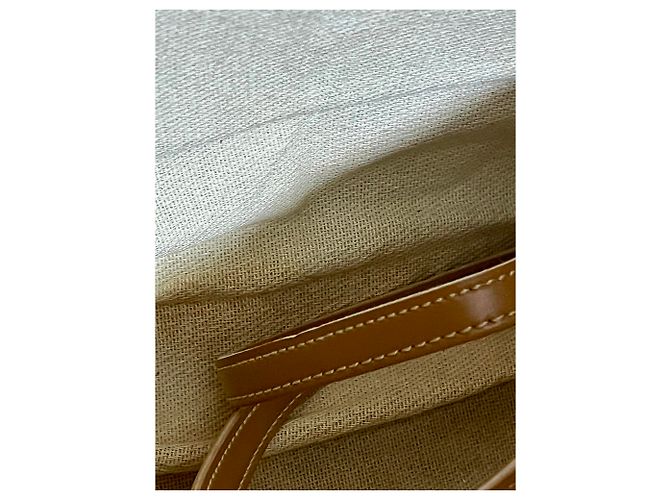 Tod's D-Bag em couro de bezerro com acabamento gommino Castanho claro Caramelo - vista 7
