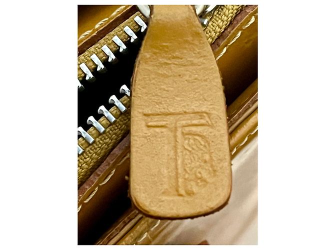 Tod's D-Bag em couro de bezerro com acabamento gommino Castanho claro Caramelo - vista 8