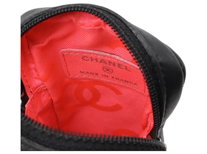 Chanel Cambon Line Cigarette Case Black Pink - view 8
