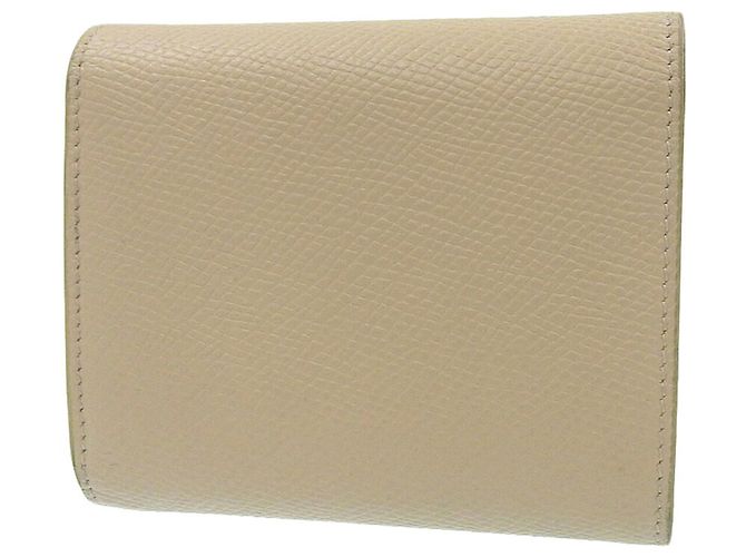 Céline Celine Beiger Leder Dreifach-Brieftasche - Ansicht 2