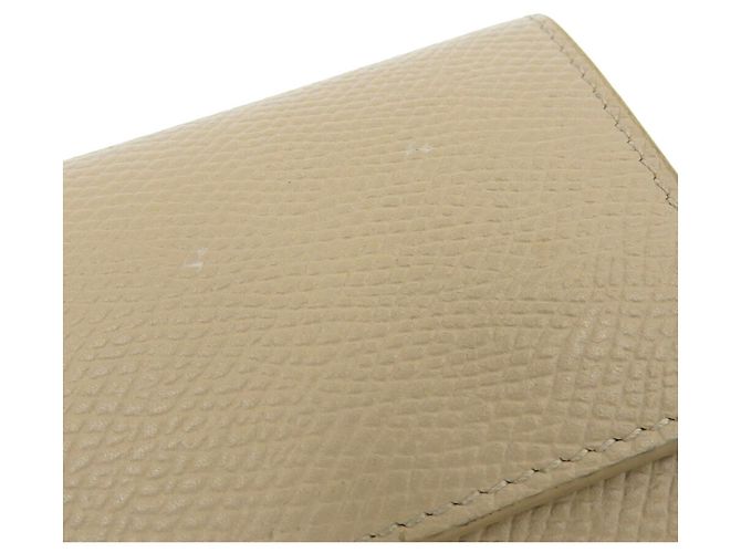 Céline Celine Beiger Leder Dreifach-Brieftasche - Ansicht 6