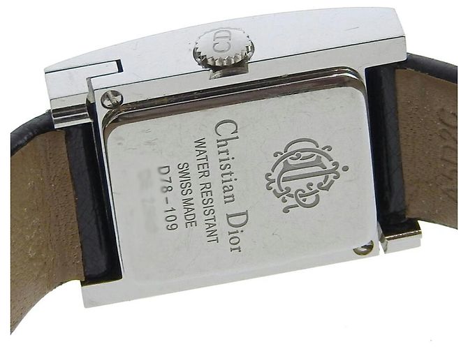 Reloj de pulsera Christian Dior Malice D78 109 Negro Plata - vista 4