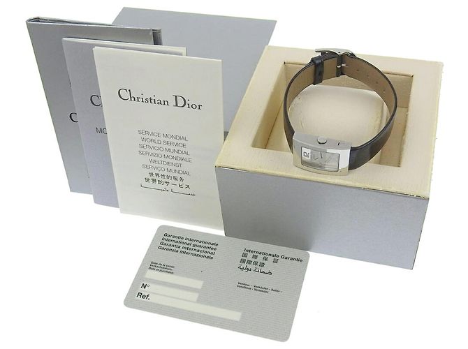 Reloj de pulsera Christian Dior Malice D78 109 Negro Plata - vista 9