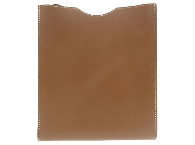 Hermès Borsa a spalla Hermes Omenitu in pelle Evercalf marrone - vista 4