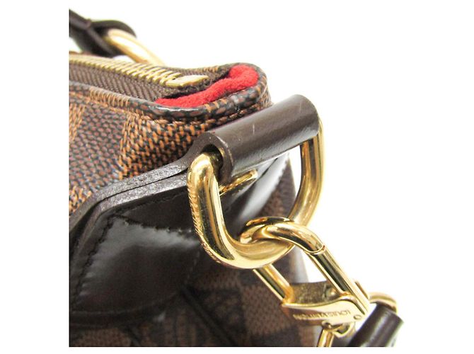 Evora Borsa a Spalla Louis Vuitton Damier Évora MM N41131 Damier ebene - vista 8