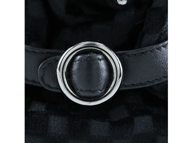 Borsa a spalla in velluto nero Chanel - vista 10