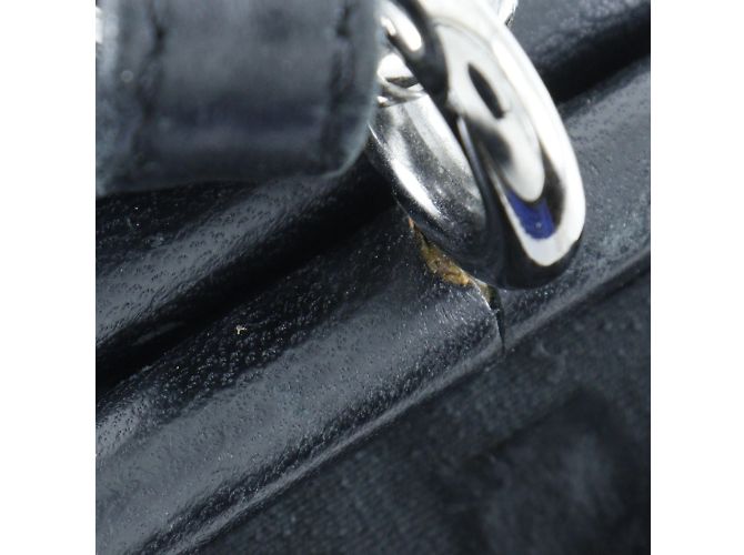 Borsa a spalla in velluto nero Chanel - vista 12