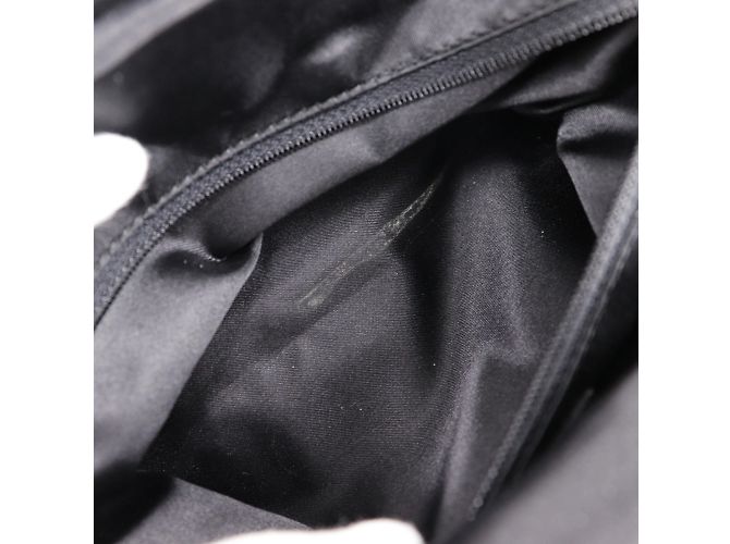 Borsa a spalla in velluto nero Chanel - vista 14