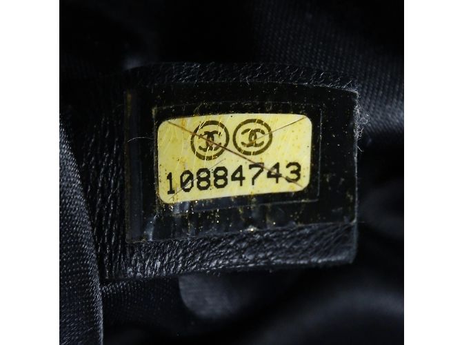 Borsa a spalla in velluto nero Chanel - vista 15