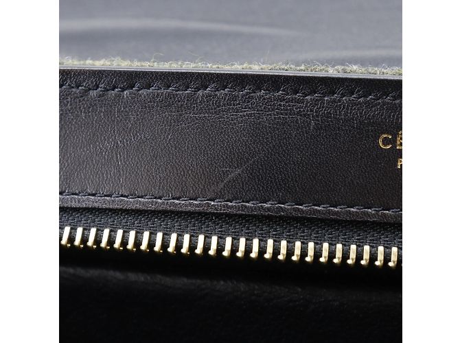 Céline Borsa Celine Trapeze in nero e grigio Marrone - vista 11