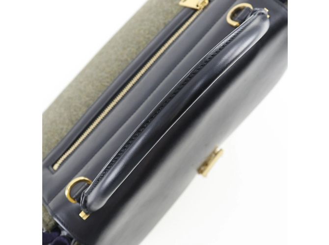 Céline Borsa Celine Trapeze in nero e grigio Marrone - vista 5