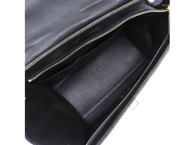 Céline Borsa Celine Trapeze in nero e grigio Marrone - vista 6