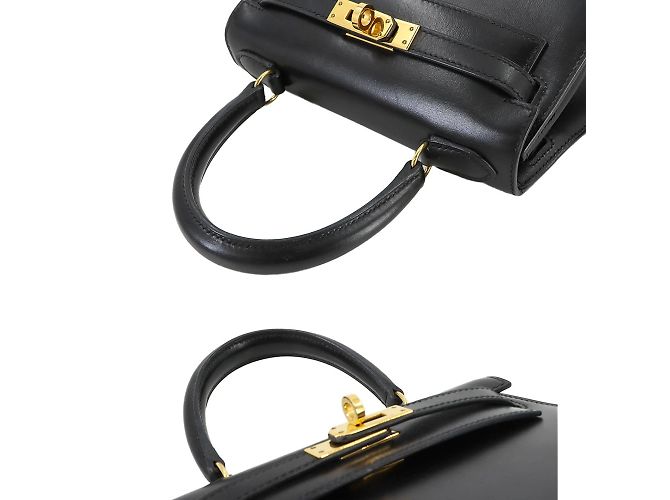 Hermès Hermes Kelly 20 Shoulder Bag Black - view 5