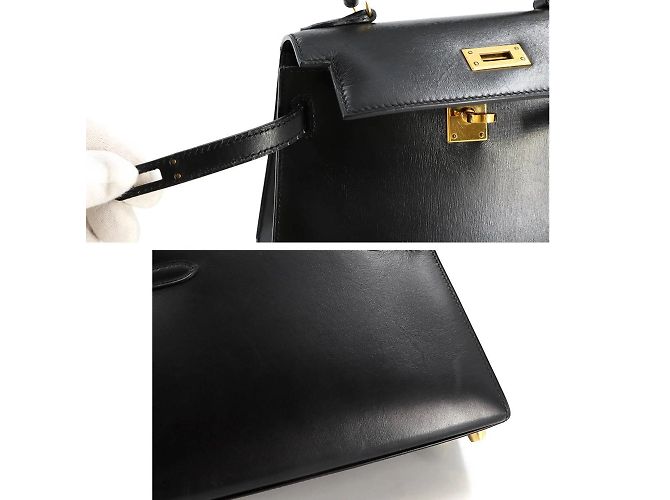 Hermès Hermes Kelly 20 Shoulder Bag Black - view 9