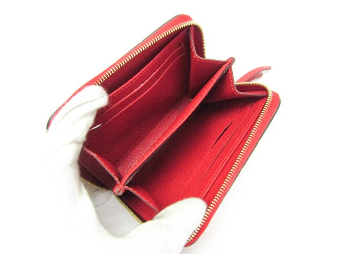 Monedero Zippy en Monogram Empreinte de Louis Vuitton Roja - vista 3