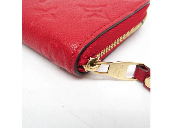 Monedero Zippy en Monogram Empreinte de Louis Vuitton Roja - vista 4
