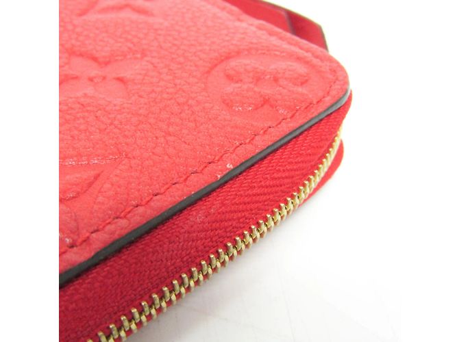 Monedero Zippy en Monogram Empreinte de Louis Vuitton Roja - vista 6
