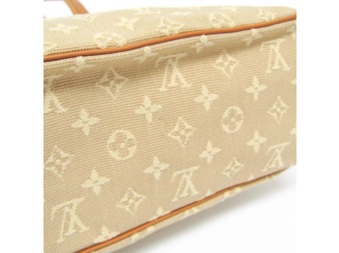 Borsa Louis Vuitton Monogram Mini Lucille PM Beige - vista 4