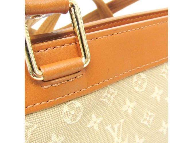 Borsa Louis Vuitton Monogram Mini Lucille PM Beige - vista 6