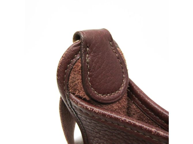 Hermès Borsa a spalla in pelle per donne Hermes Vespa PM Marrone scuro - vista 12