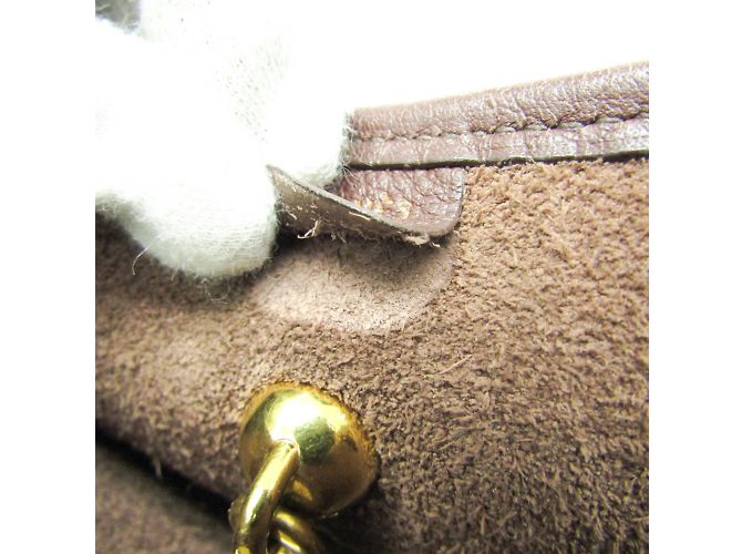Hermès Borsa a spalla in pelle per donne Hermes Vespa PM Marrone scuro - vista 14