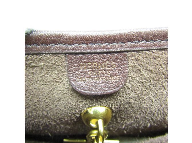 Hermès Borsa a spalla in pelle per donne Hermes Vespa PM Marrone scuro - vista 15