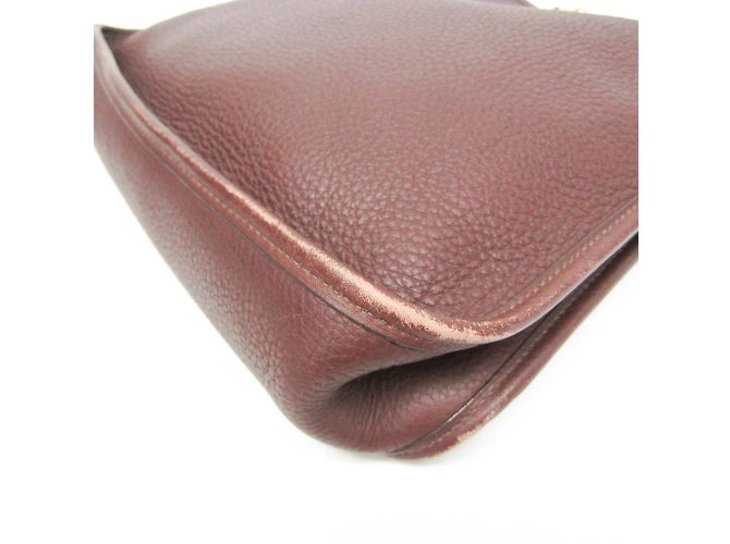 Hermès Borsa a spalla in pelle per donne Hermes Vespa PM Marrone scuro - vista 5