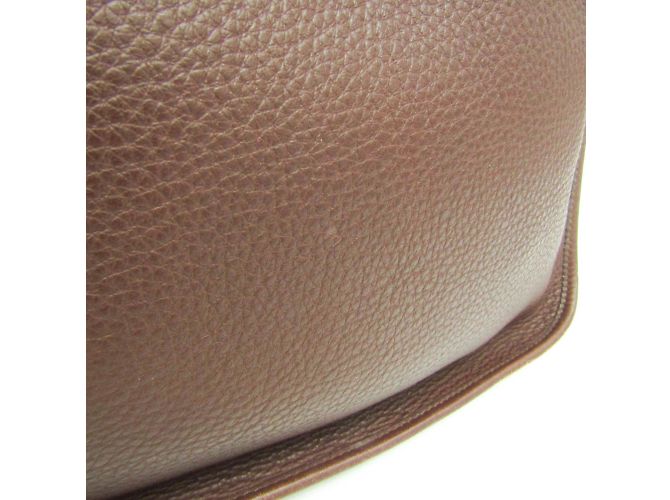 Hermès Borsa a spalla in pelle per donne Hermes Vespa PM Marrone scuro - vista 9