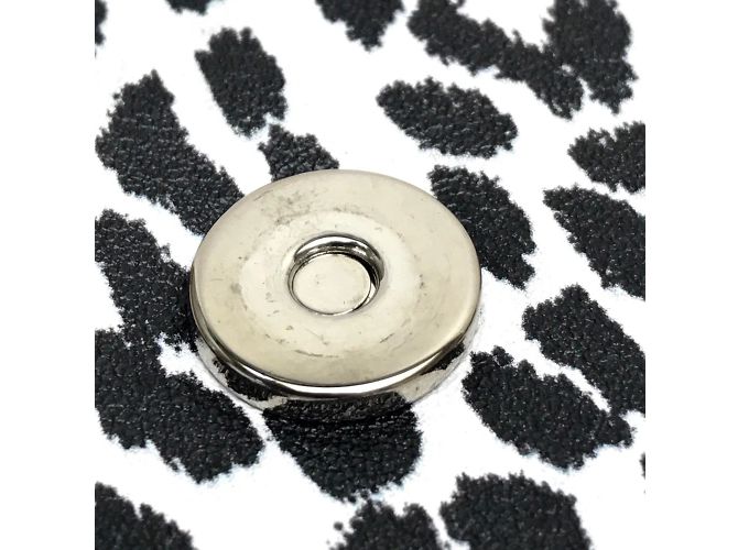 Borsa Clutch Leopardo Cassandra di Saint Laurent Nero Bianco - vista 9