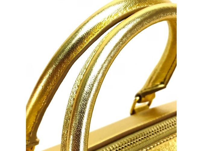 Borsa a mano Baby Duffle Saint Laurent Paris D'oro - vista 8