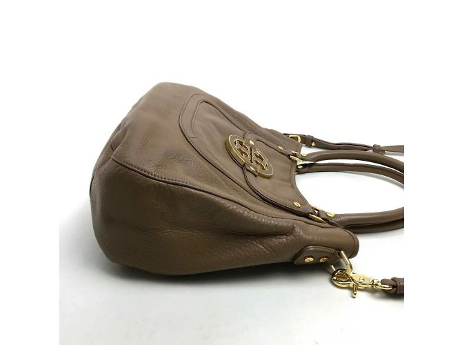 Tory Burch braune Leder-Tote-Tasche - Ansicht 4