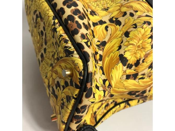 Zaino Leopardo Versace Nero Giallo - vista 3