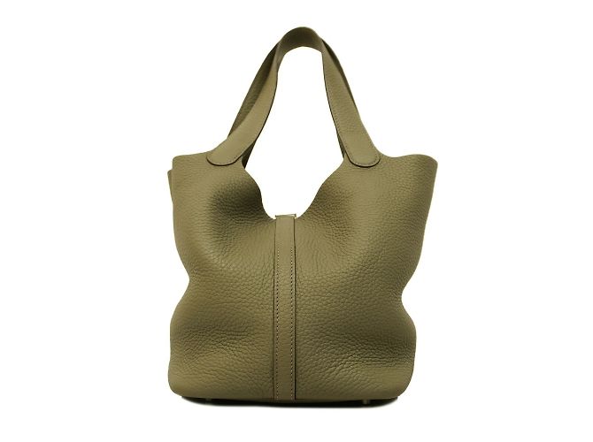Hermès Borsa Hermes Picotin Lock MM U Stamp - vista 9