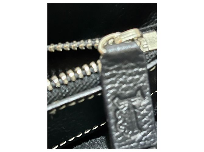 Tod's Borsa nera con cuciture bianche a contrasto Nero - vista 10