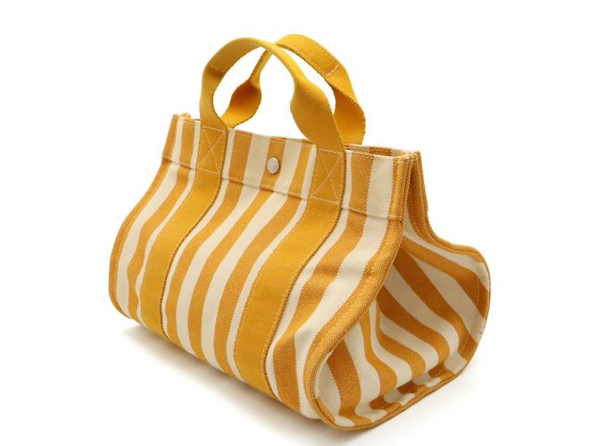 Hermès Bolso Tote PM Cannes Hermes Amarillo - vista 3