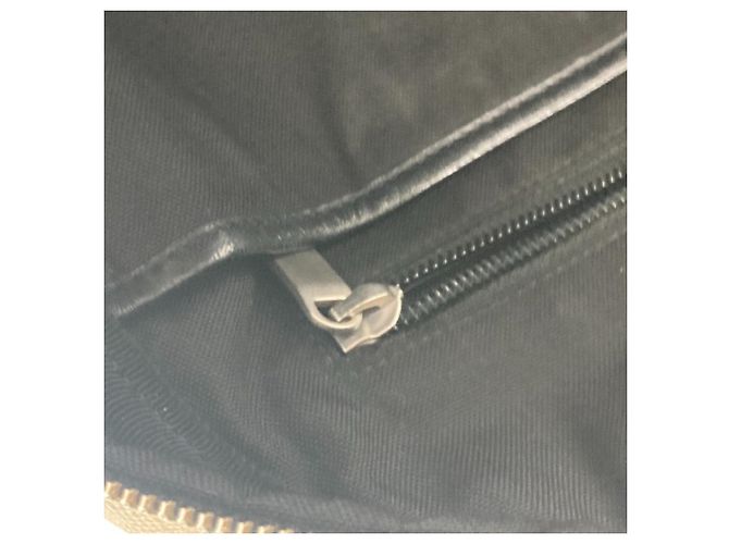 Zaino a scacchi Saint Laurent Nero Beige - vista 15