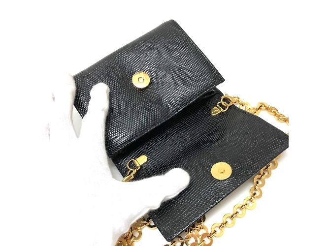 Pochette Vara Ribbon di Salvatore Ferragamo Nero - vista 5