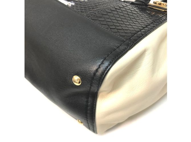 Borsa in pelle nera Gancini di Salvatore Ferragamo Nero - vista 3