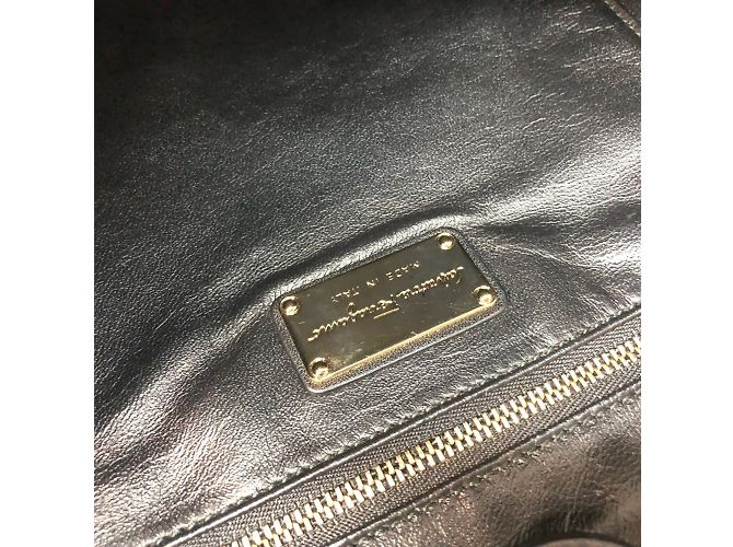 Borsa in pelle nera Gancini di Salvatore Ferragamo Nero - vista 7