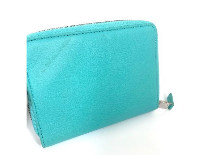 Estuche de tarjetas de visita de cuero azul Tiffany & Co. - vista 7