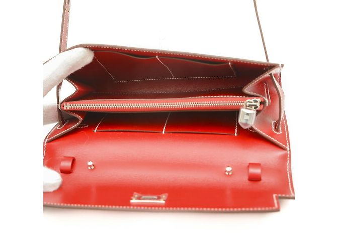 Hermès Hermes Kelly To Go Lock Shoulder Bag Red - view 5