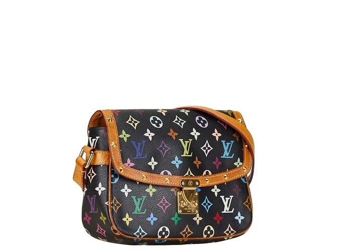 Sologne Schultertasche Monogramm Multicolor Louis Vuitton Braun Schwarz Mehrfarben - Ansicht 2