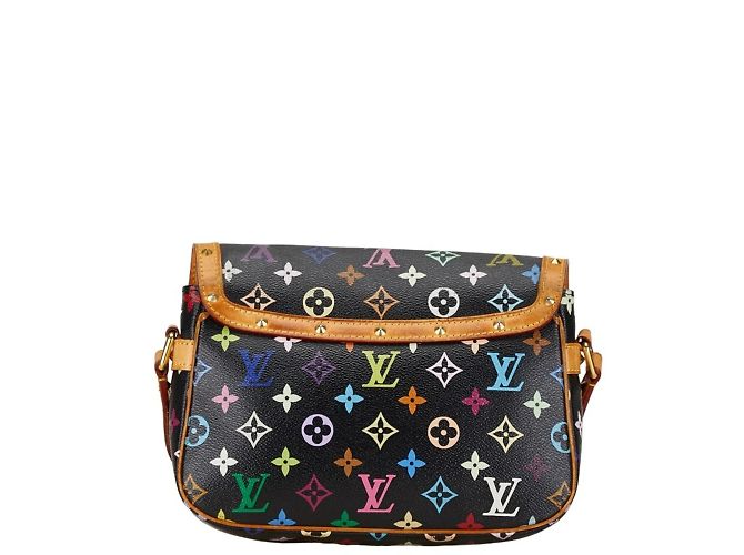 Sologne Schultertasche Monogramm Multicolor Louis Vuitton Braun Schwarz Mehrfarben - Ansicht 3