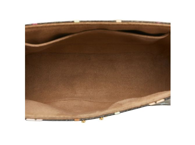 Sologne Schultertasche Monogramm Multicolor Louis Vuitton Braun Schwarz Mehrfarben - Ansicht 7