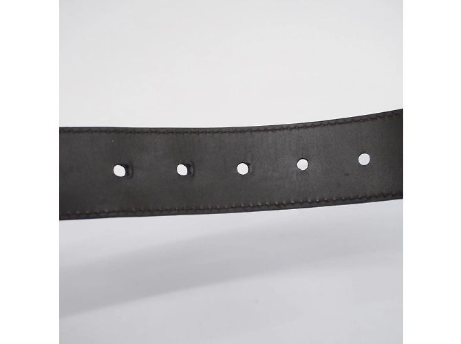 Cintura Slender Epi Santur Louis Vuitton Nero - vista 12