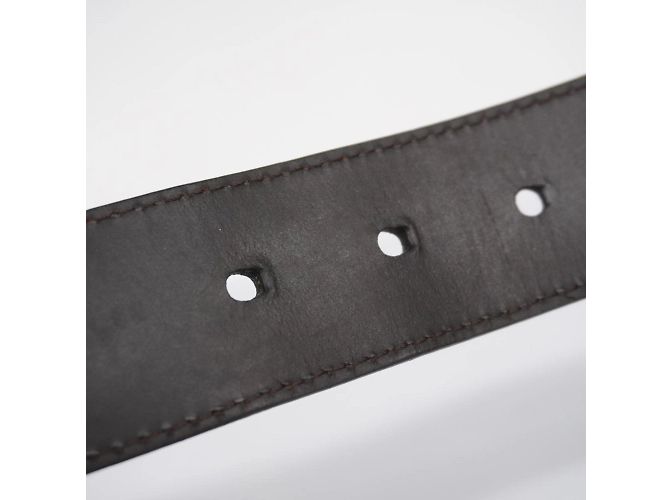 Cintura Slender Epi Santur Louis Vuitton Nero - vista 4