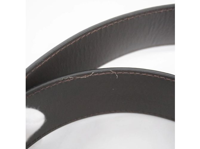 Cintura Slender Epi Santur Louis Vuitton Nero - vista 6