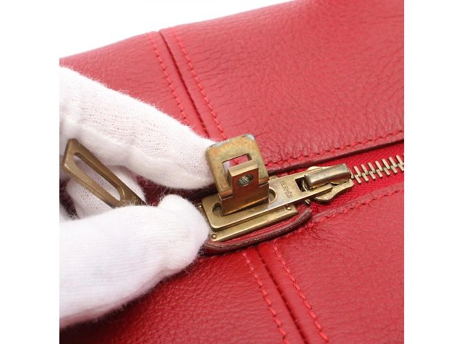 Hermès Borsa Tote Hermes Victoria Elan 38 Rosso - vista 10