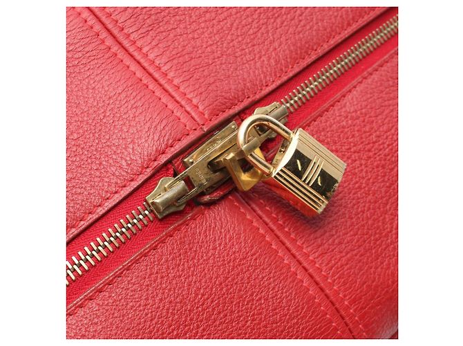 Hermès Borsa Tote Hermes Victoria Elan 38 Rosso - vista 11