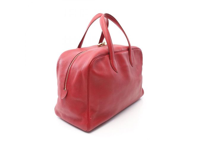 Hermès Borsa Tote Hermes Victoria Elan 38 Rosso - vista 3